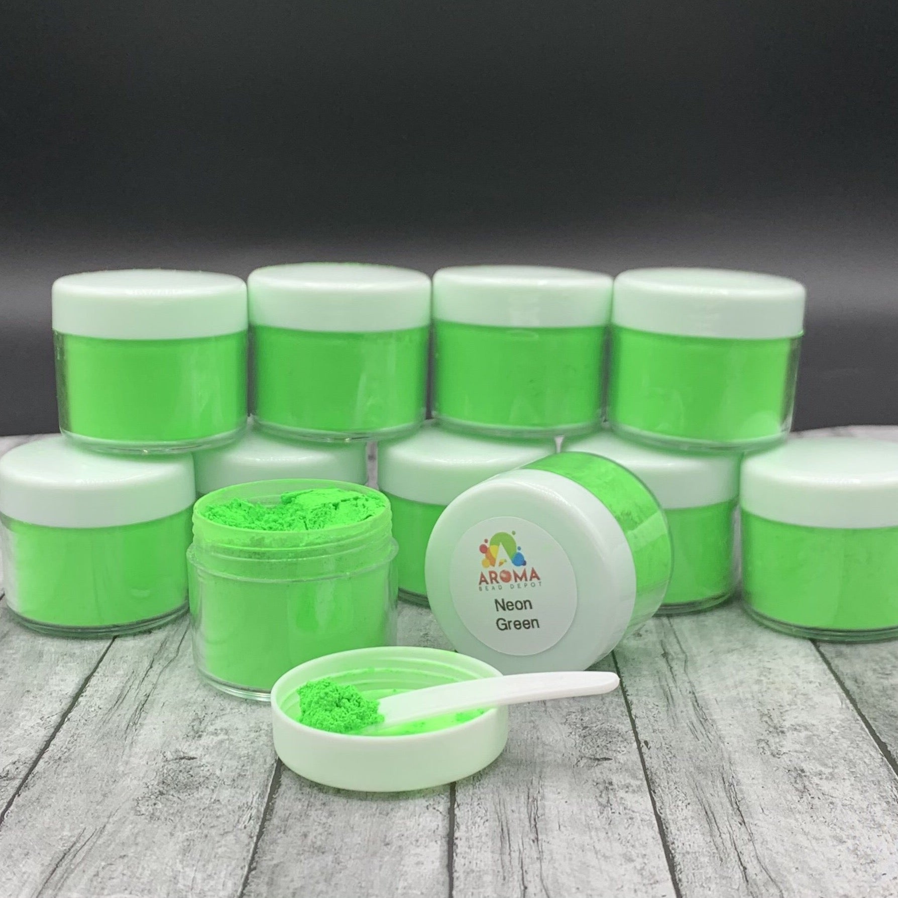 Mica Powder - Neon Green – Aroma Bead Depot